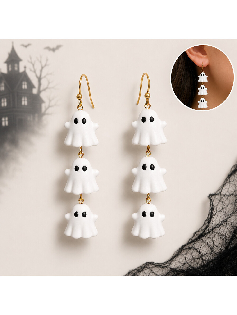 True To Form Halloween Earrings